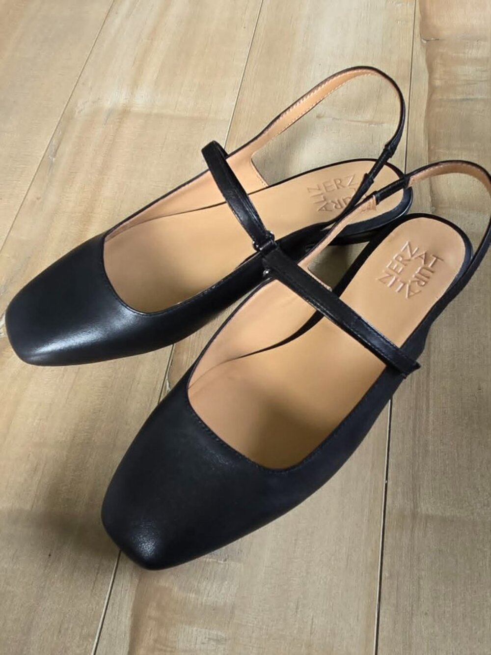 Naturalizer Connie Black Mary Jane Flats – Wide 7.5W, Brand New